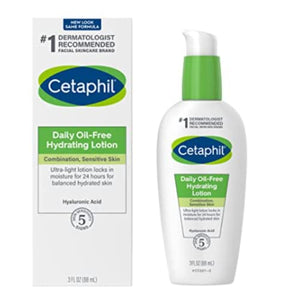 Cetaphil Daily Hydrating Face Lotion Dry, Extra Dry Skin, 3 fl oz (Pack of 2)