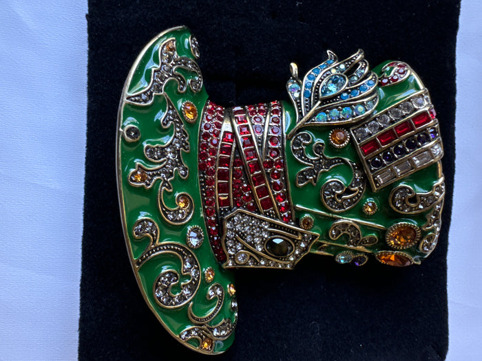 Heidi Daus Signed Mad Hatter Pin