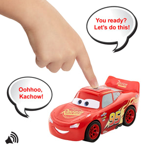 Disney Pixar Cars Track Talkers Lightning McQueen Talking Toy Car, 5.5 inch Collectible